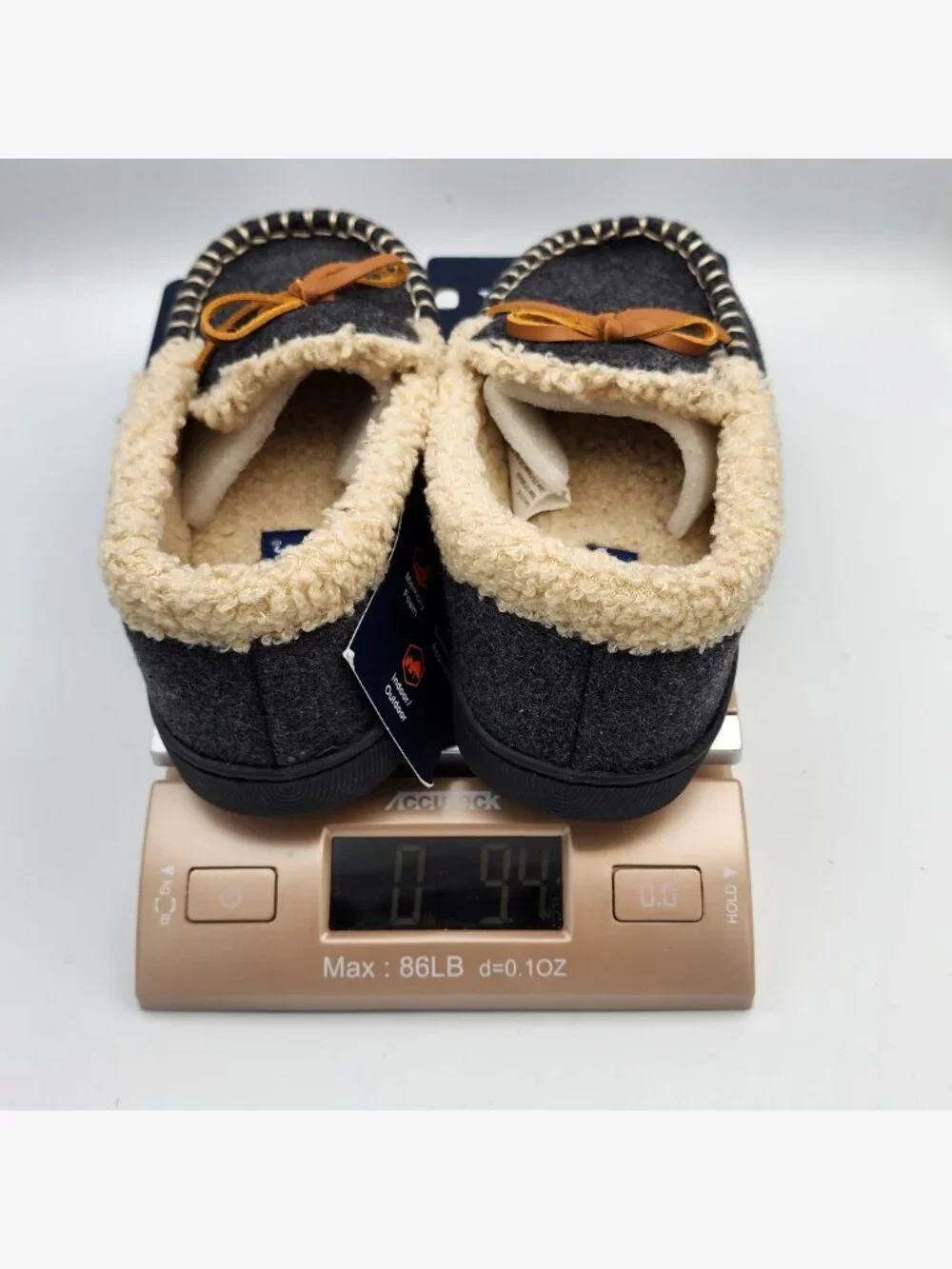 Dockers Moccasin Memory Foam Slippers | Kid's S (11-12) NWT